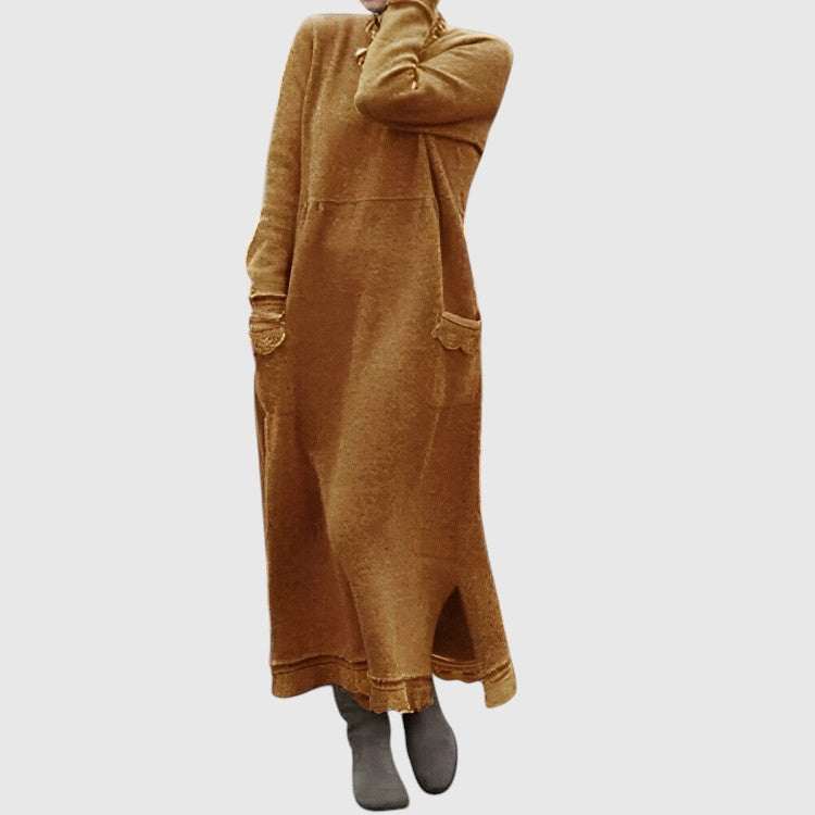 Greta | Teplé a pohodlné zimní šaty s kapsami