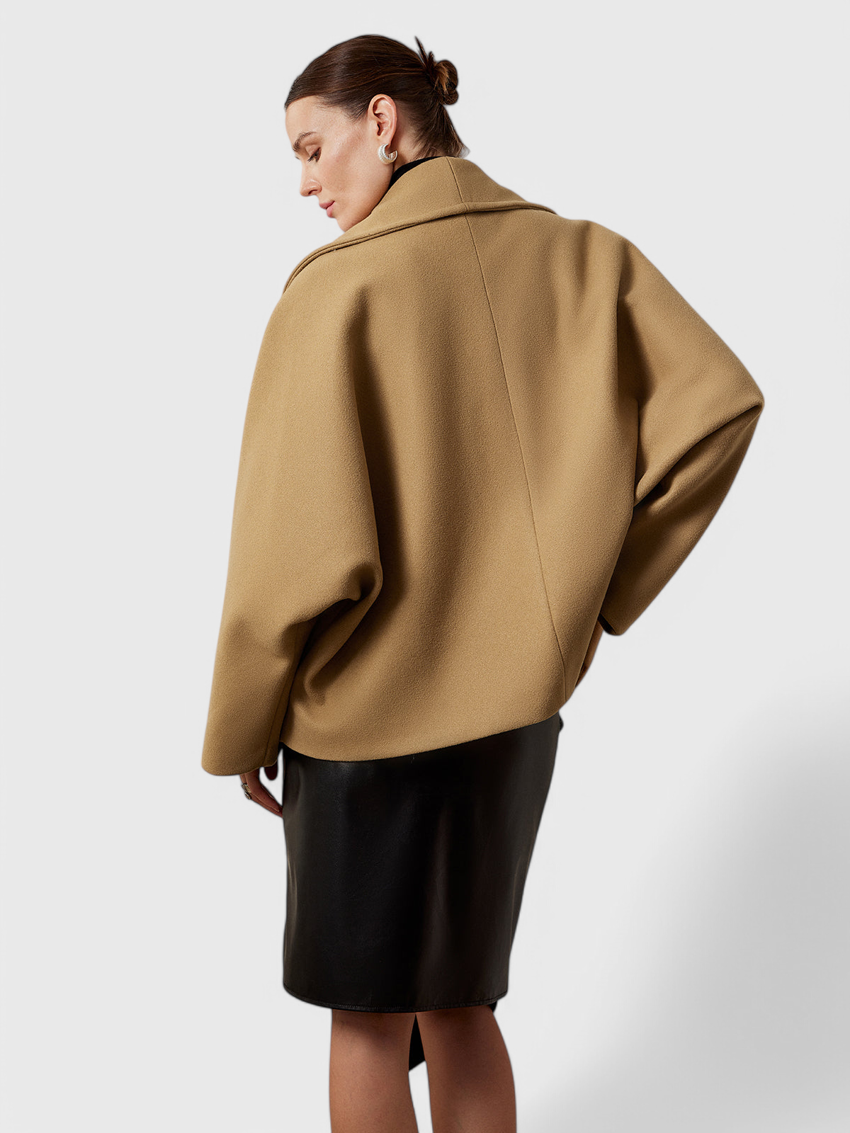 Nadměrný tvídový kabát Helena