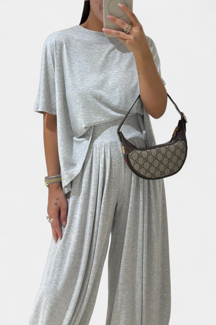Souprava Trista Casual Soft Top a Wide Leg Kalhot