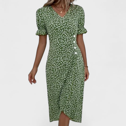 Irena - Svěží Květinové Šaty