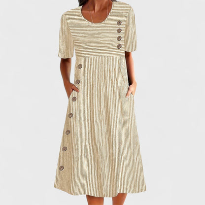 Radka - Pruhované Letní Šaty