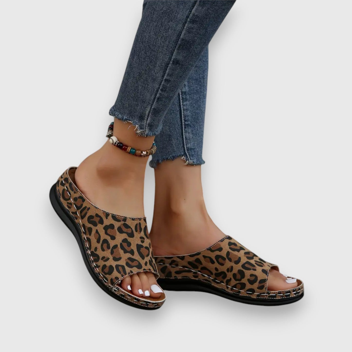 Tina – Leopardí sandály