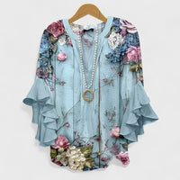 Modrá růžová zahrada