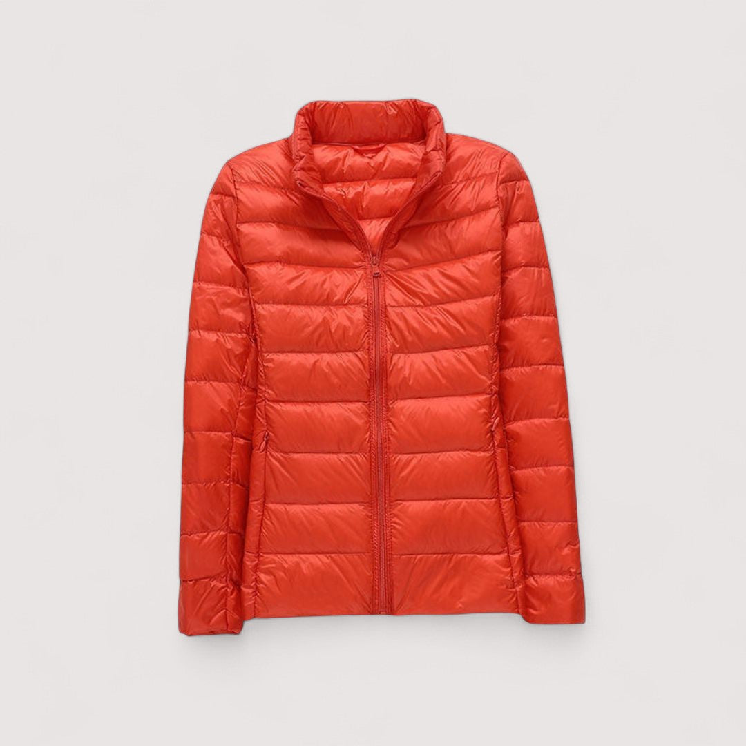 Kristýna | Nová ultralehká bunda s bílými kachními peřím