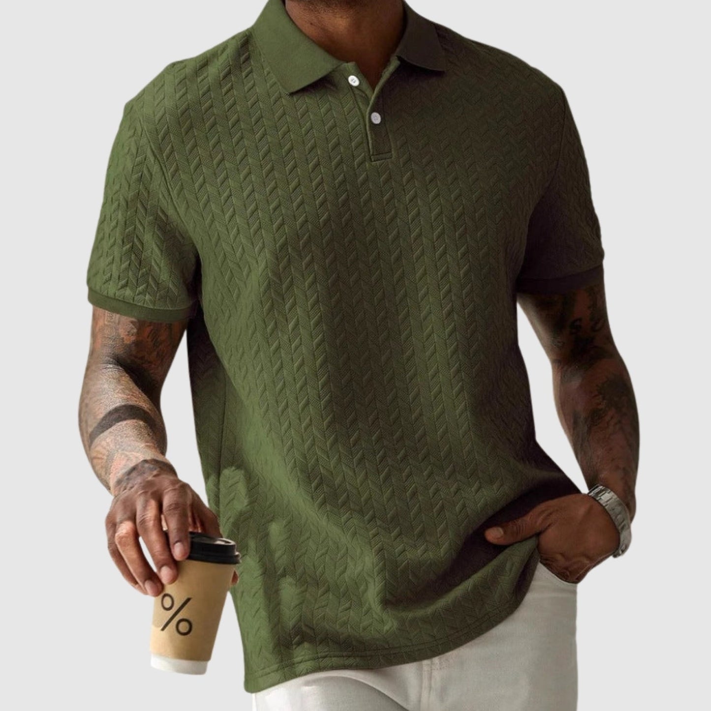 MOONDOKI – Strukturované polo tričko