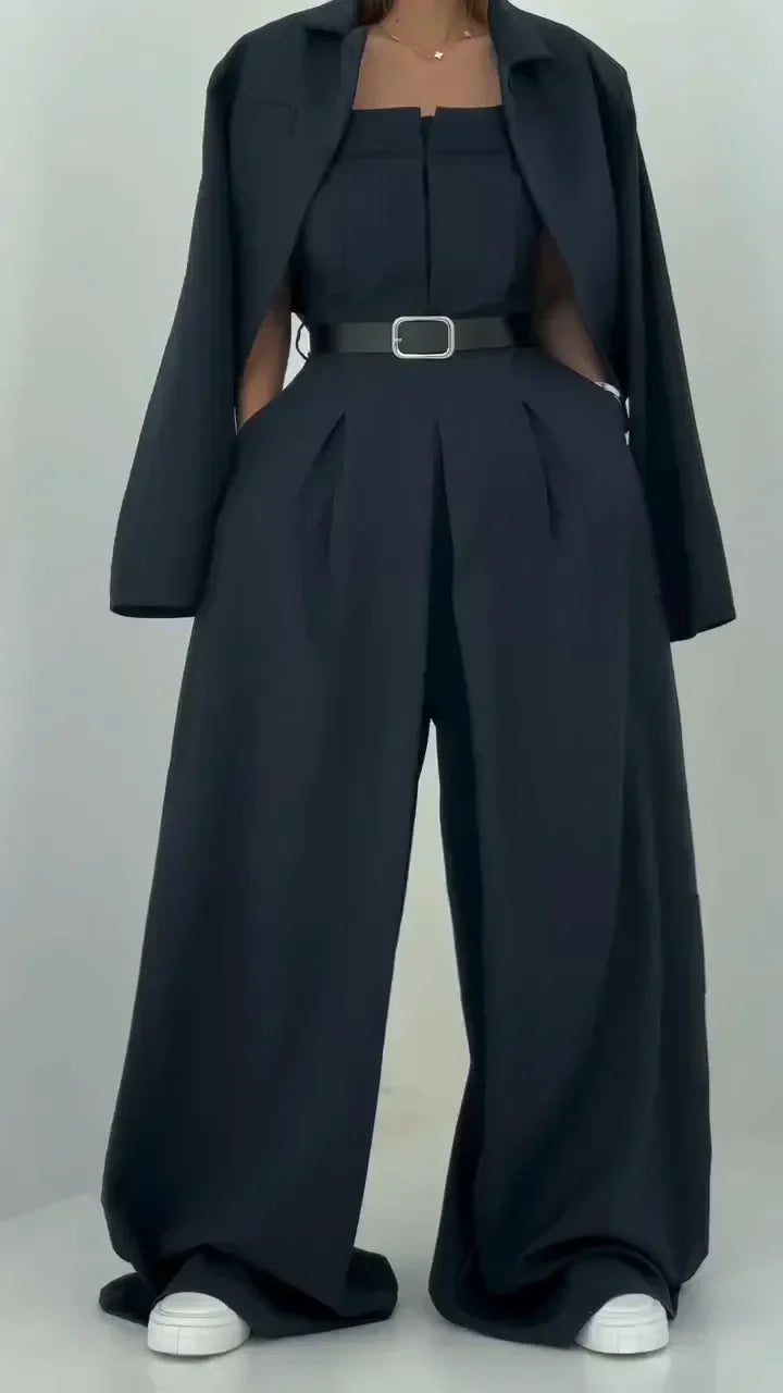 Maria | Dámský set s bustierem + kabátem – Elegantní a moderní styl