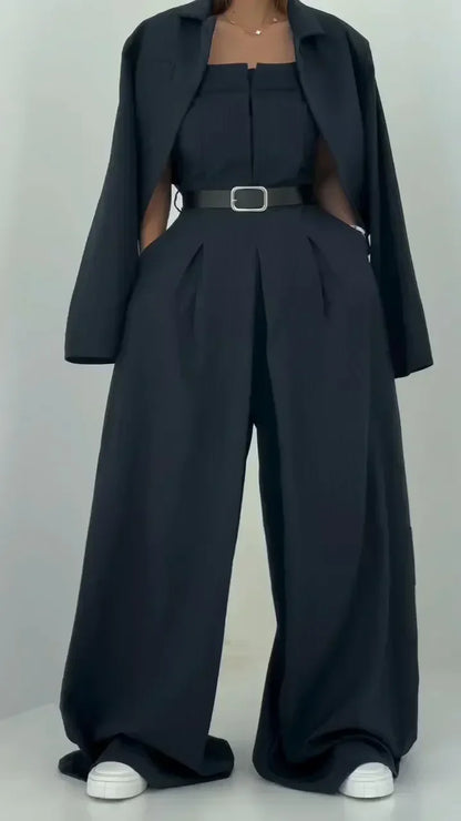 Maria | Dámský set s bustierem + kabátem – Elegantní a moderní styl