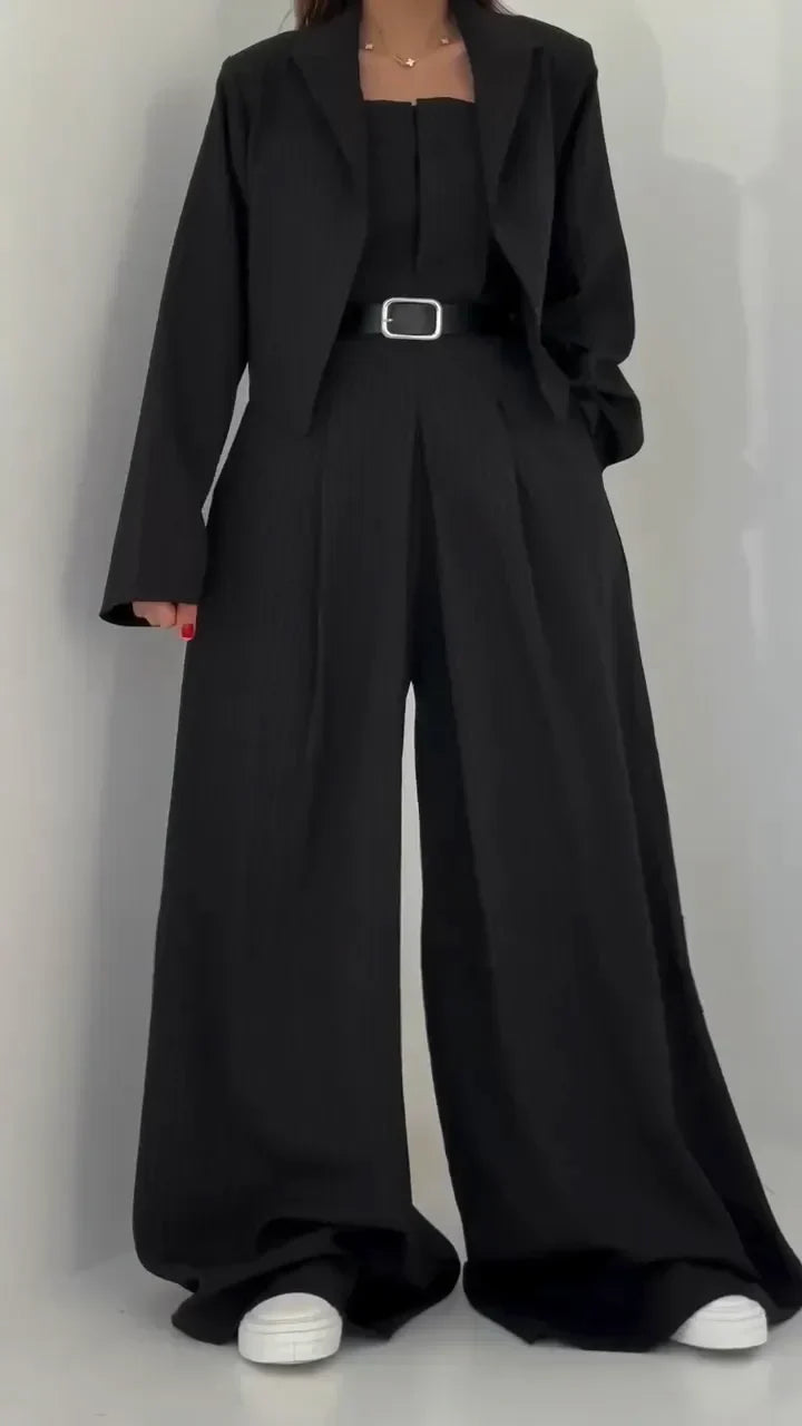 Maria | Dámský set s bustierem + kabátem – Elegantní a moderní styl