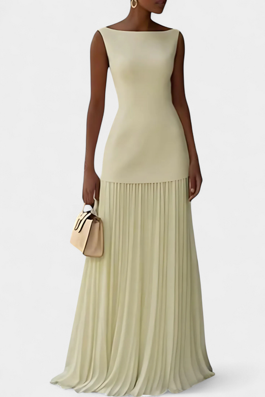 Večerní šaty Silvana Chiffon Maxi s plisé