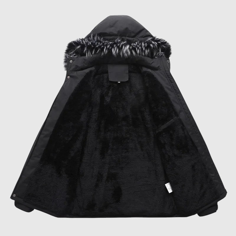 Marek – Prošívaná bunda s kapucí a funkčními detaily