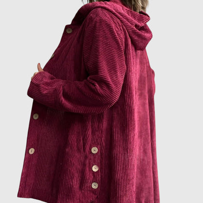 Cordia – Sametový kabát s kapucí
