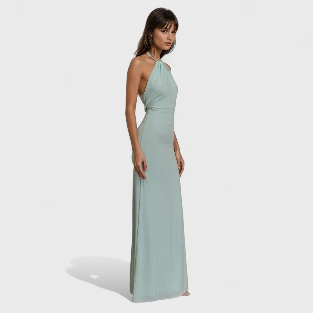 Elyna - Šaty s Halter Výstřihem