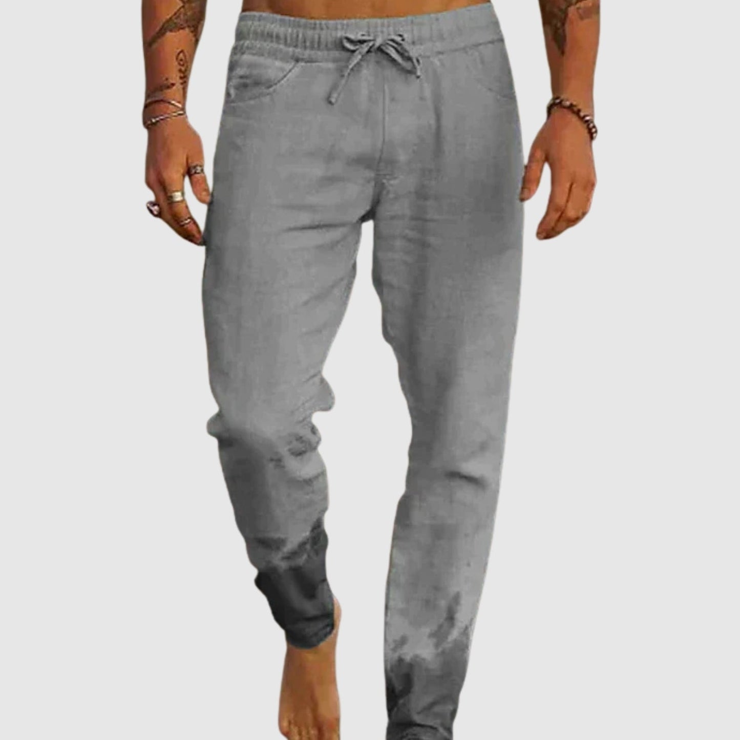 MOONDOKI- Lněné kalhoty