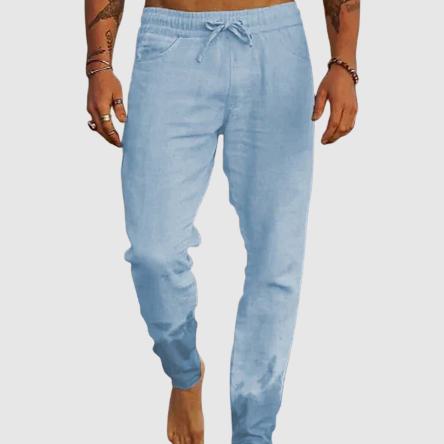 MOONDOKI- Lněné kalhoty