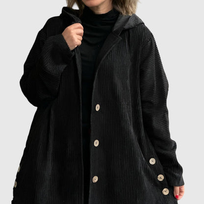 Cordia – Sametový kabát s kapucí