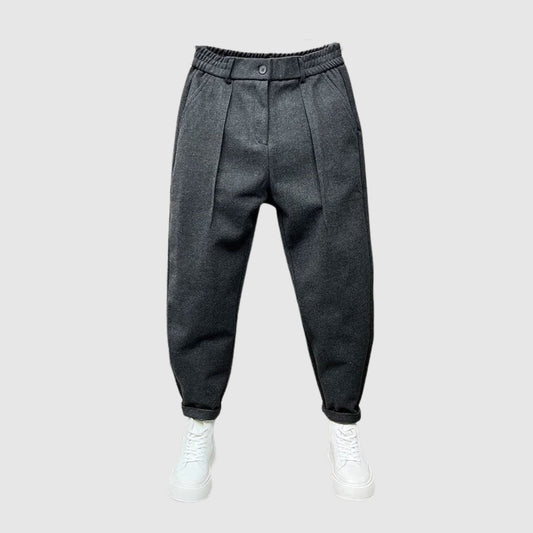 MOONDOKI– Elegantní kalhoty s puntíkovaným vzorem