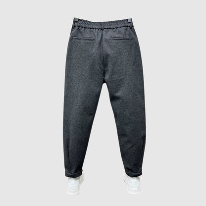 MOONDOKI– Elegantní kalhoty s puntíkovaným vzorem