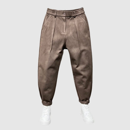 MOONDOKI– Elegantní kalhoty s puntíkovaným vzorem