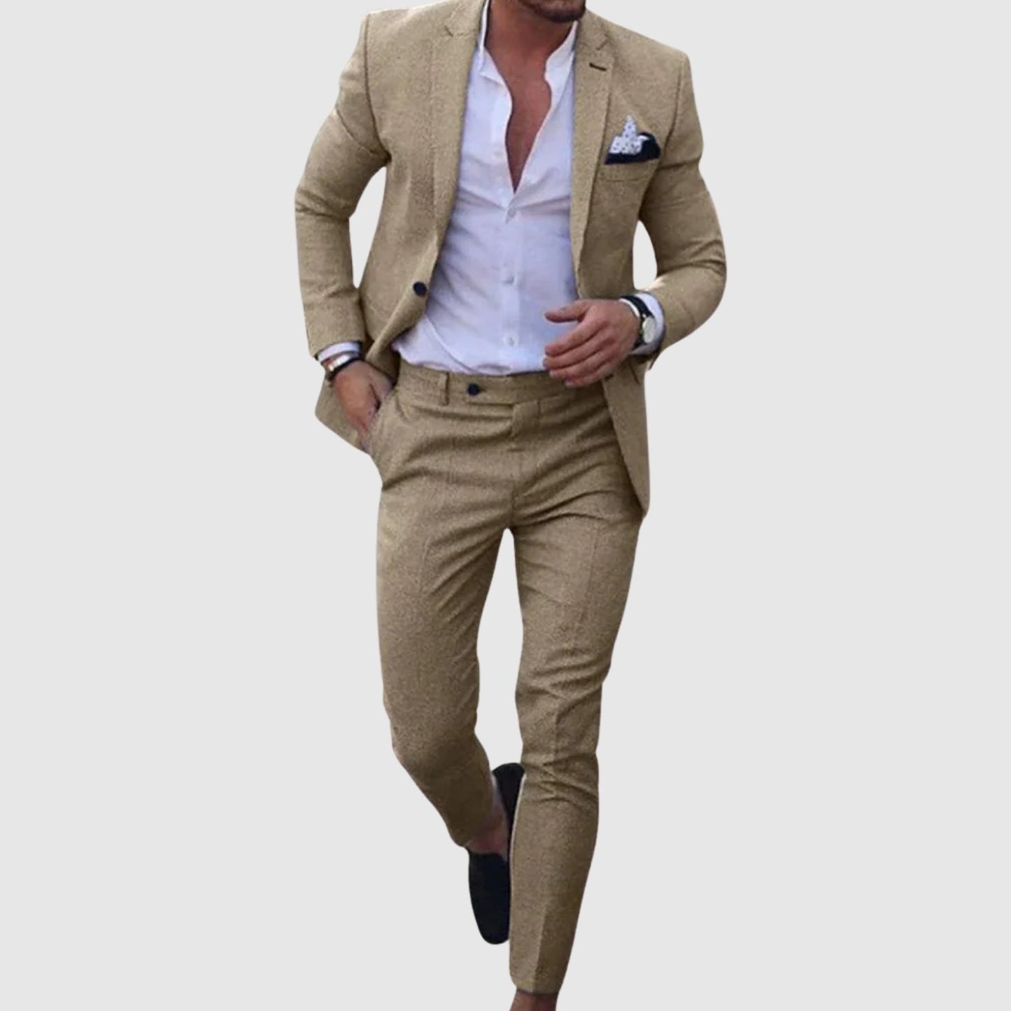 MOONDOKI–  Elegantní pánský oblek (sako + kalhoty)