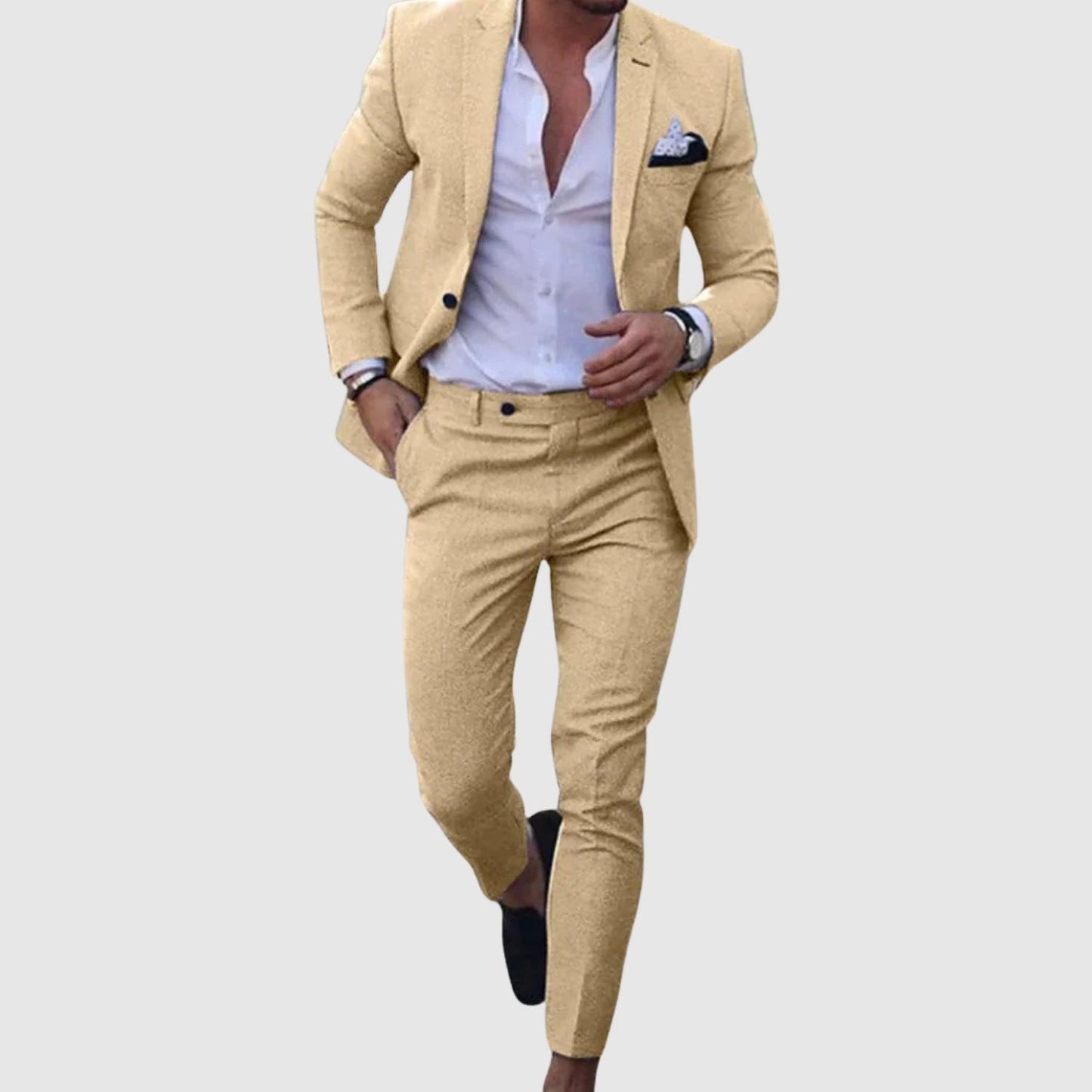 MOONDOKI–  Elegantní pánský oblek (sako + kalhoty)