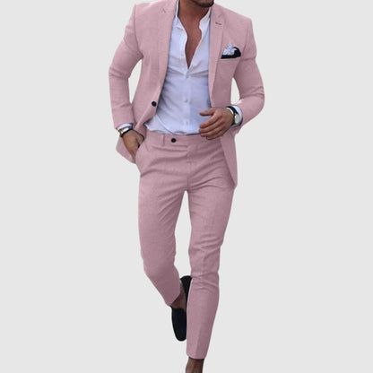 MOONDOKI–  Elegantní pánský oblek (sako + kalhoty)