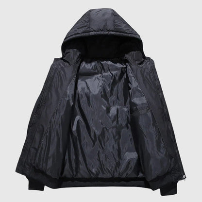 Josef - Prošívaná bunda s kapucí a odolnou úpravou