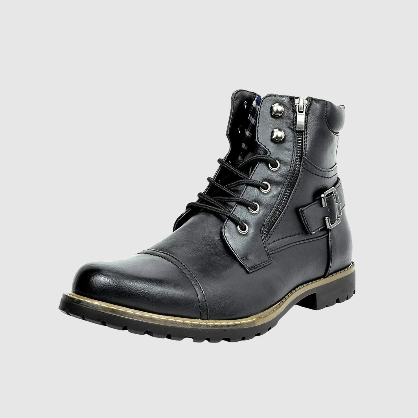 MOONDOKI - Kožené boty se šněrováním