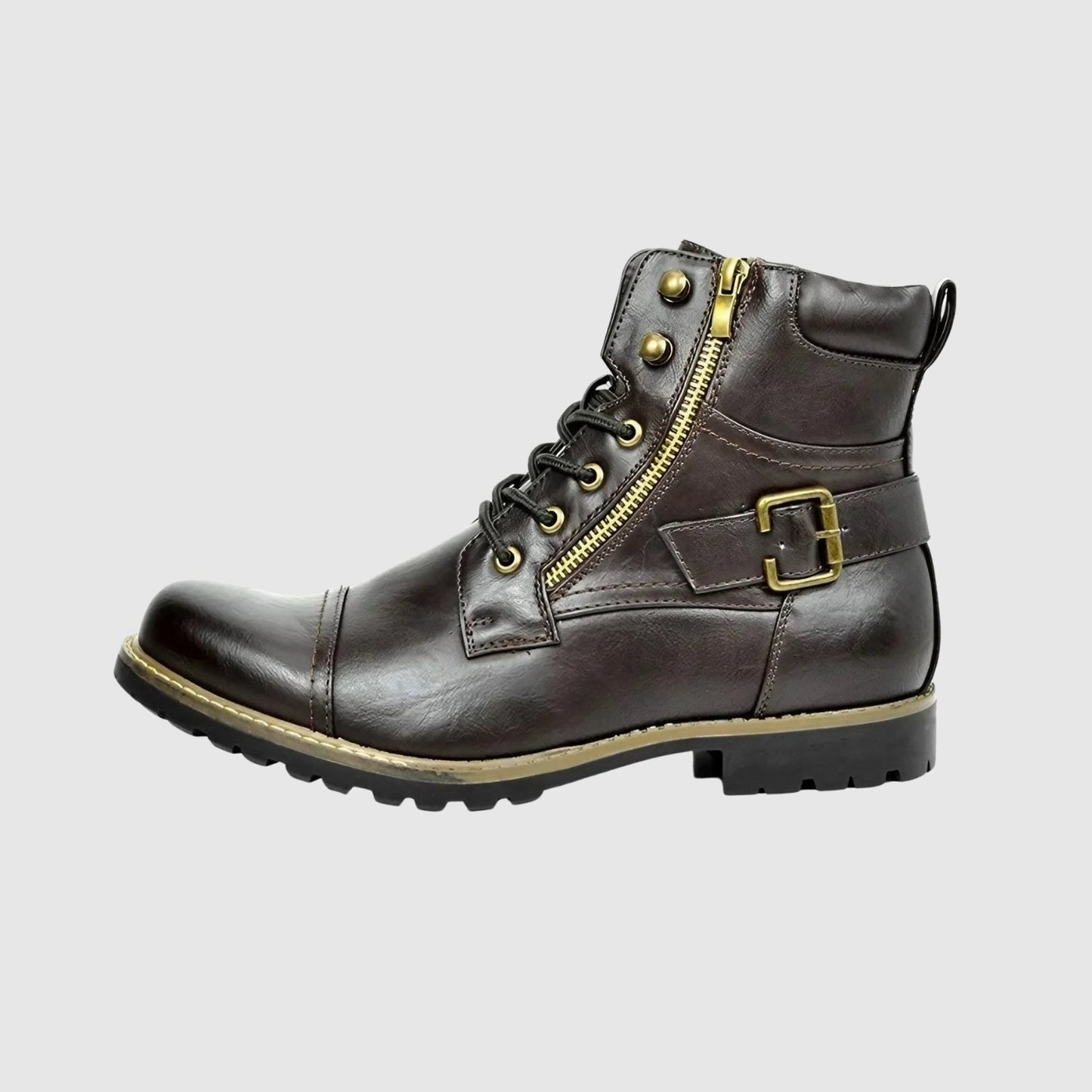 MOONDOKI - Kožené boty se šněrováním