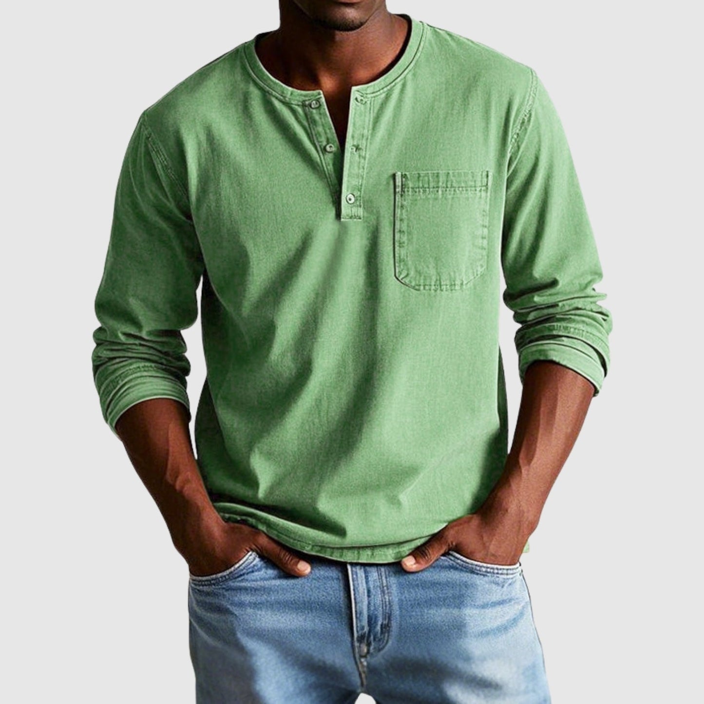 MOONDOKI - Vintage košile s dlouhými rukávy