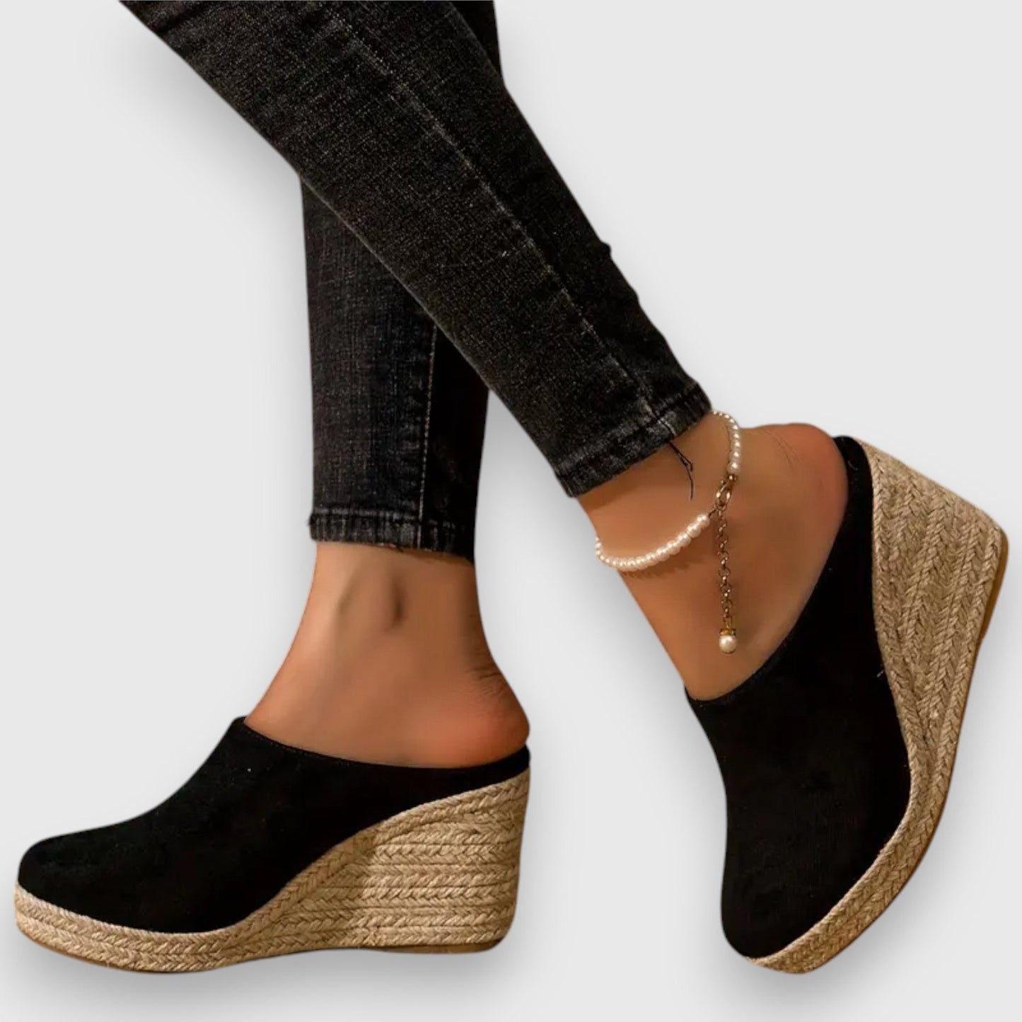 Sienna – Espadrilky na klínovém podpatku