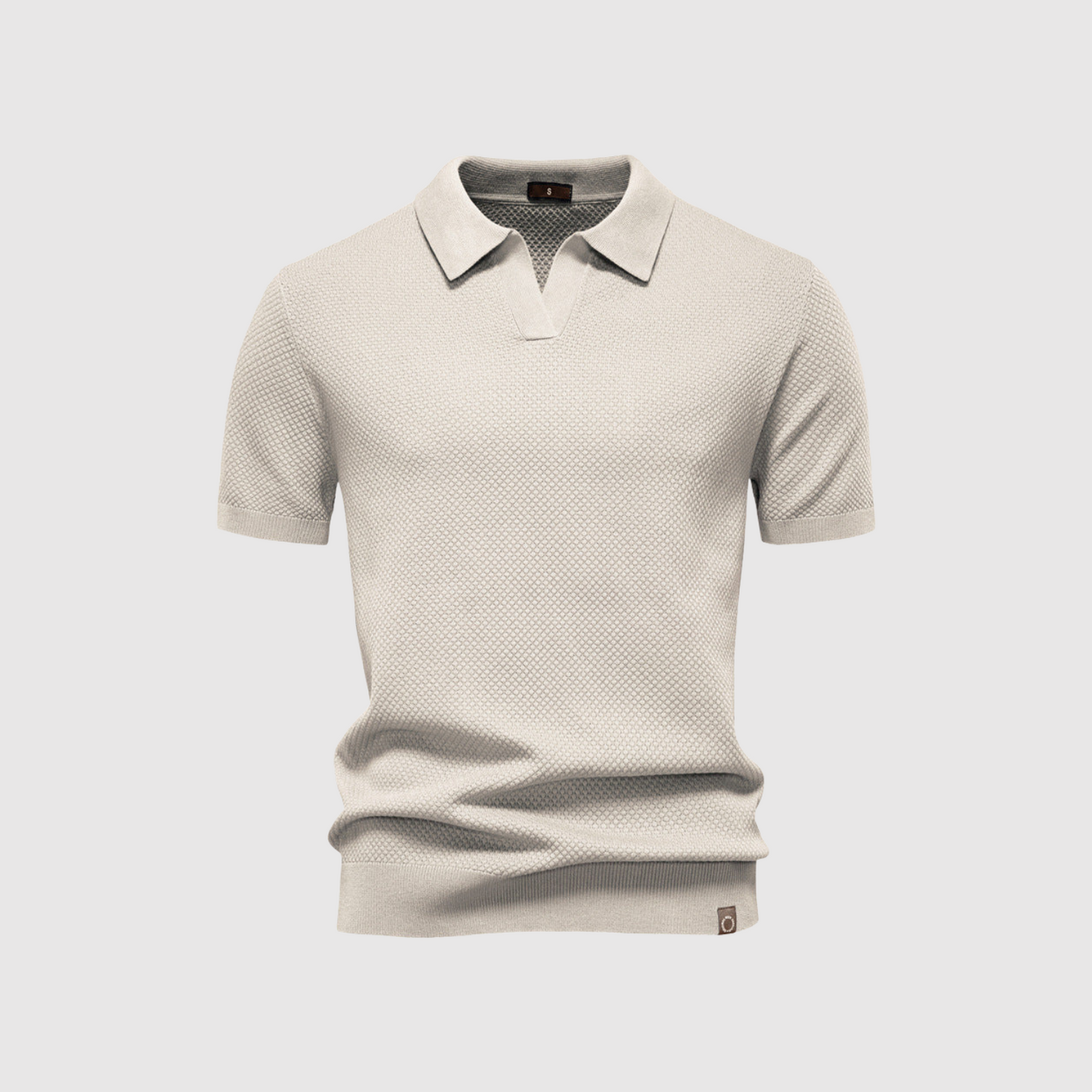 MOONDOKI – Strukturované polo tričko pro elegantní a pohodlný styl