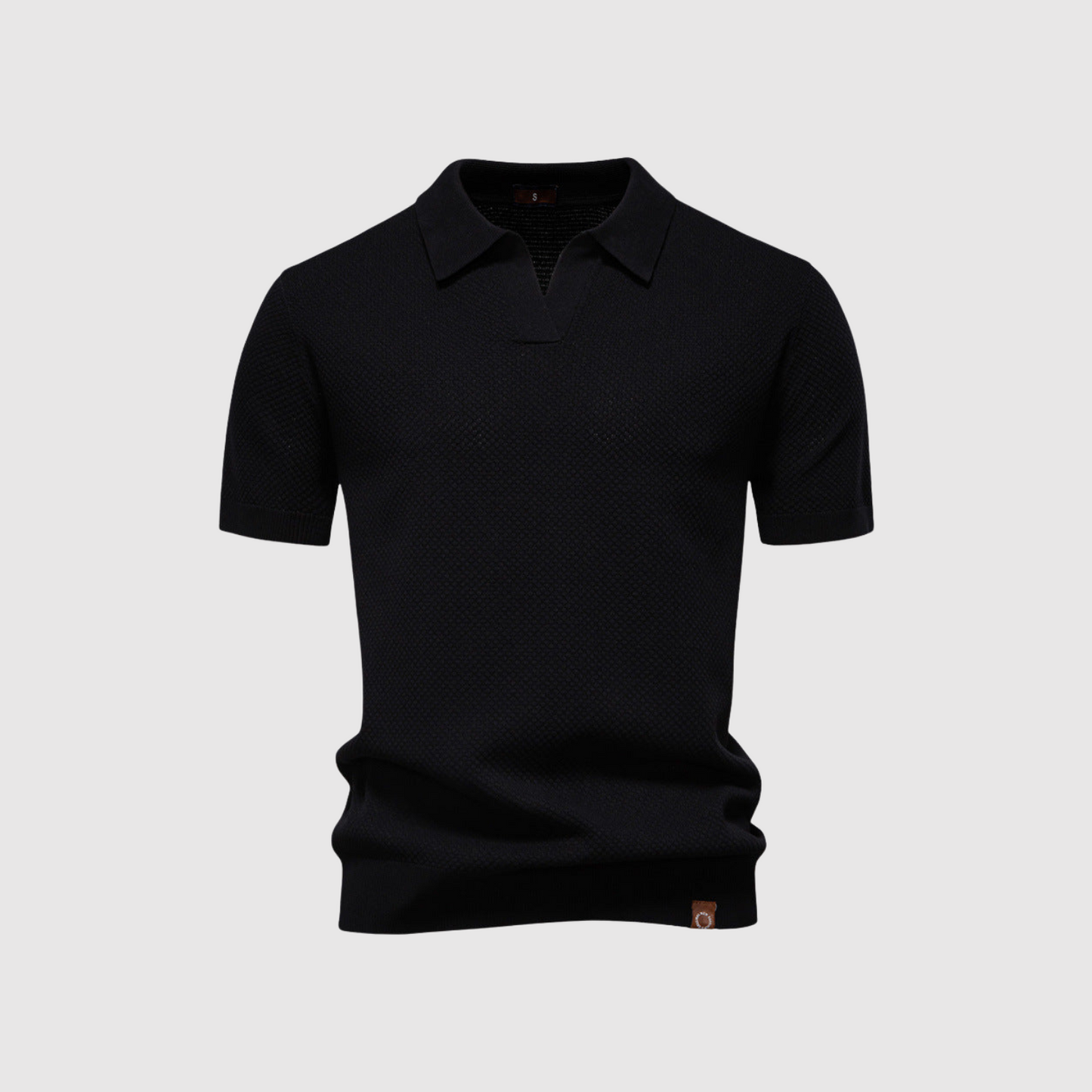 MOONDOKI – Strukturované polo tričko pro elegantní a pohodlný styl