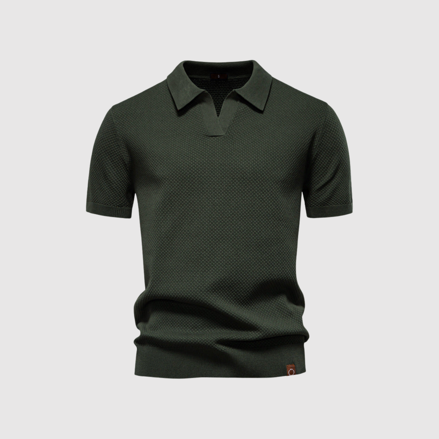 MOONDOKI – Strukturované polo tričko pro elegantní a pohodlný styl