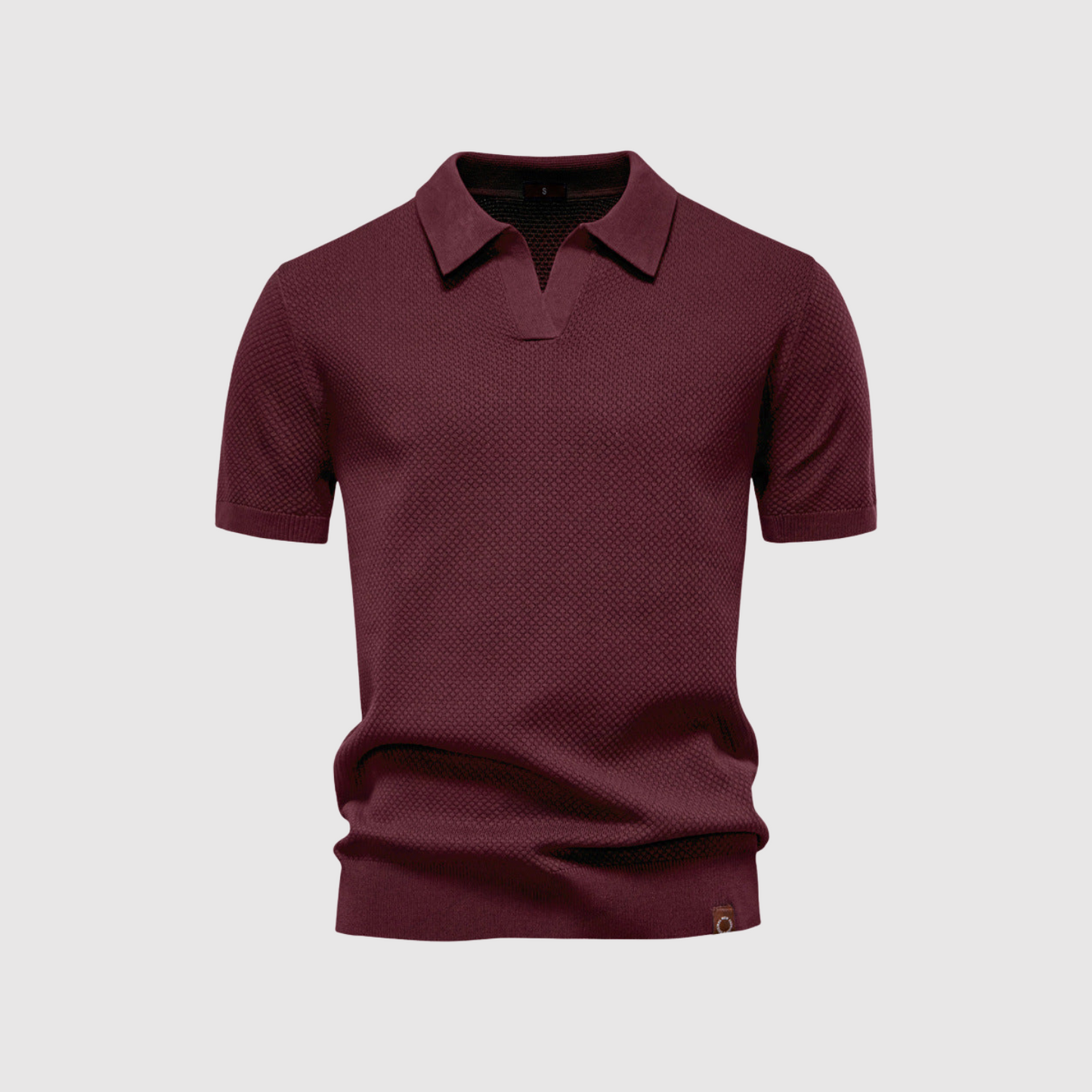 MOONDOKI – Strukturované polo tričko pro elegantní a pohodlný styl