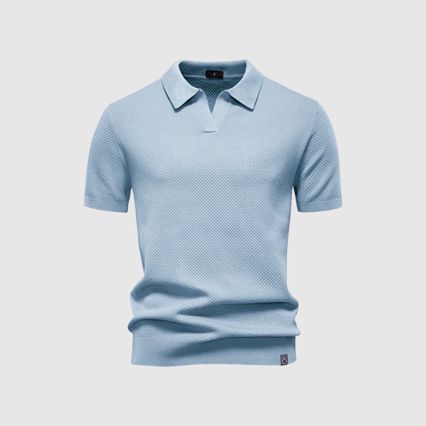 MOONDOKI – Strukturované polo tričko pro elegantní a pohodlný styl