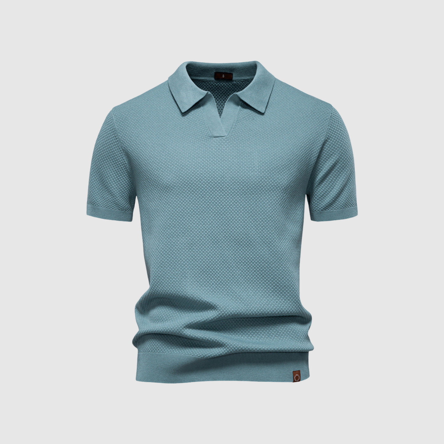 MOONDOKI – Strukturované polo tričko pro elegantní a pohodlný styl