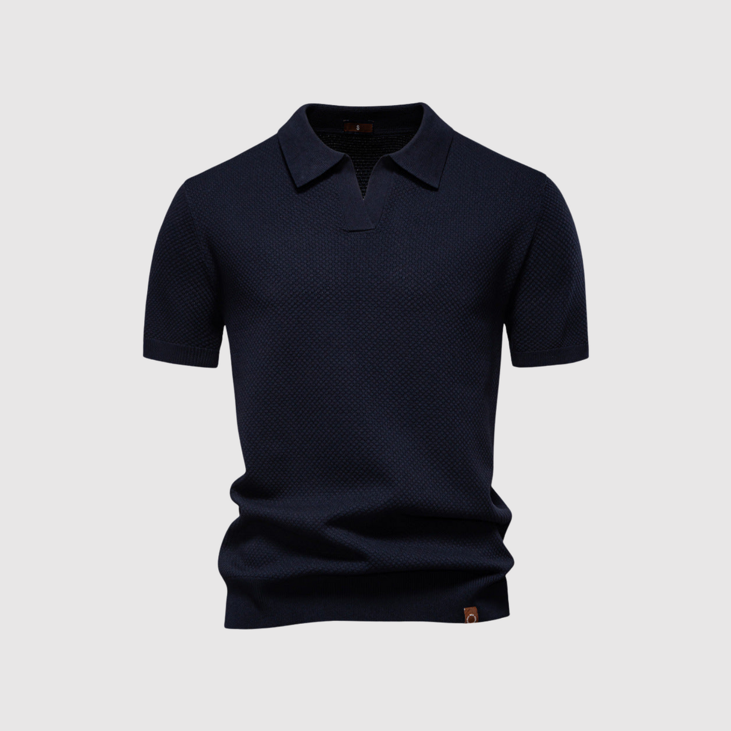 MOONDOKI – Strukturované polo tričko pro elegantní a pohodlný styl