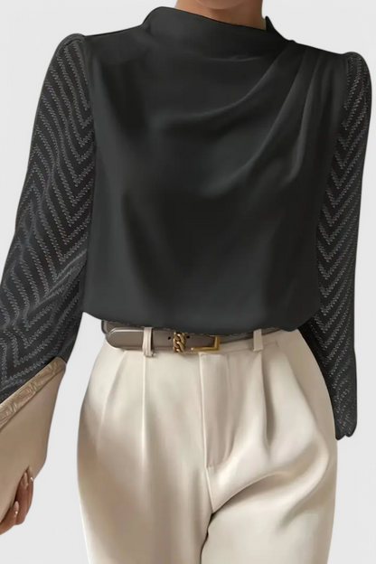 Elegantní halenka s průhlednými rukávy od Zaraa
