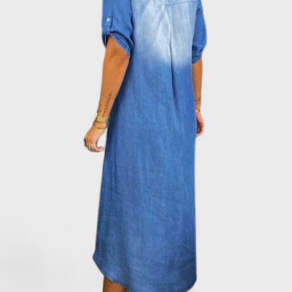 Mirka - Letní Šaty v Džínovém Stylu