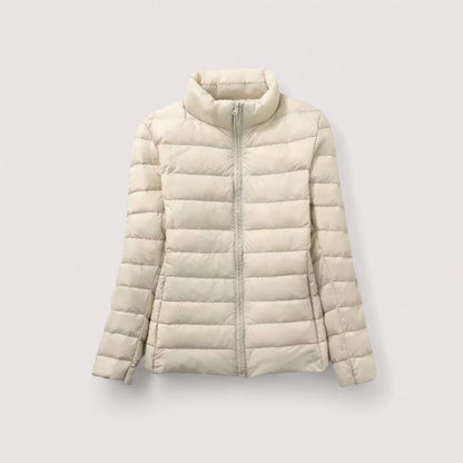 Kristýna | Nová ultralehká bunda s bílými kachními peřím
