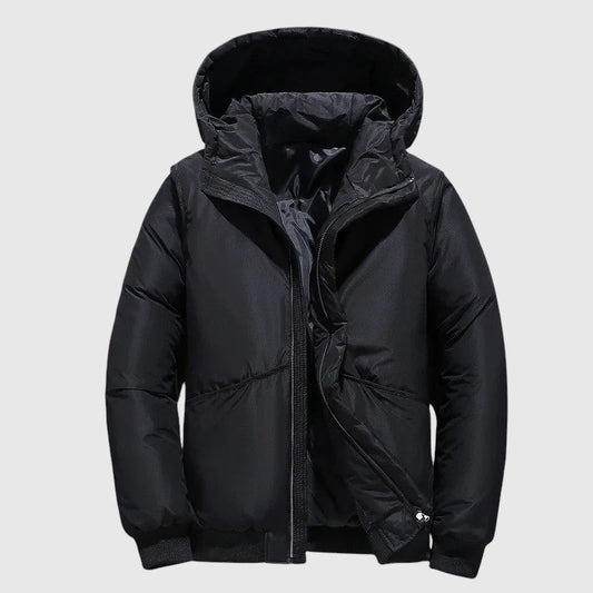 Josef - Prošívaná bunda s kapucí a odolnou úpravou