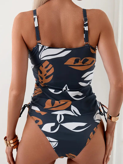 Tankini Venere - Bikiny s potiskem tropických listů