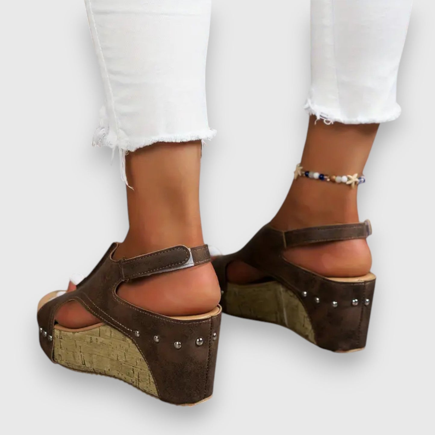 Mia – Vintage platformové sandály