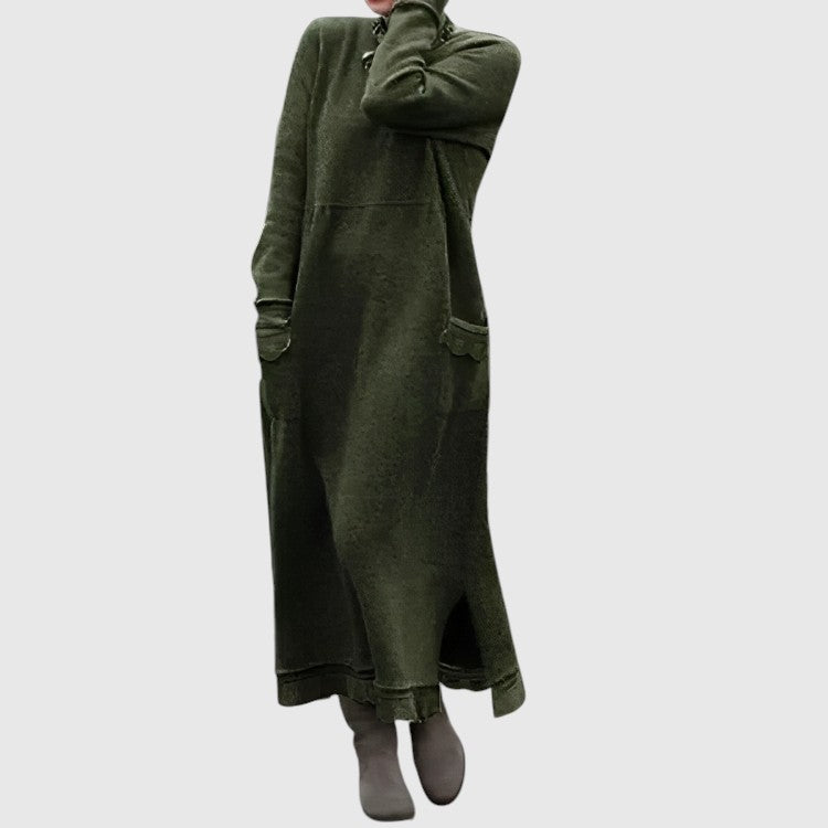 Greta | Teplé a pohodlné zimní šaty s kapsami