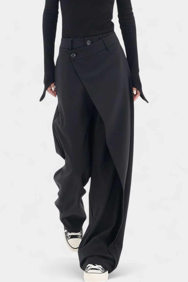 Kalhoty Oaklyn Modern Draped Straight Leg