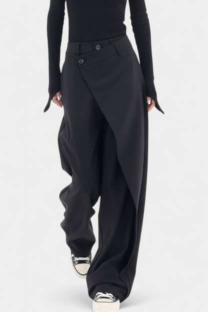 Kalhoty Oaklyn Modern Draped Straight Leg