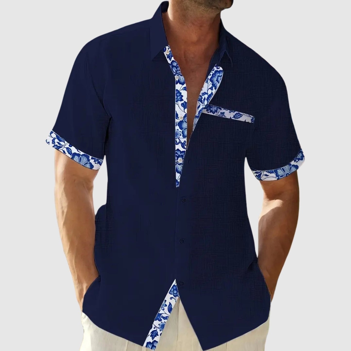 MOONDOKI – Košile s krátkým rukávem a kontrastními detaily