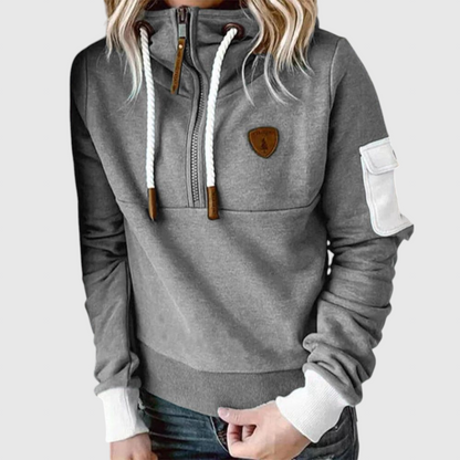 Andrea - Měkká mikina s kapucí