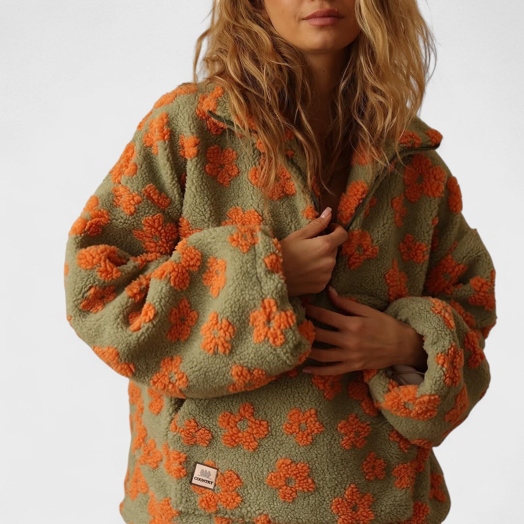 Daisy | Polar fleece květinový