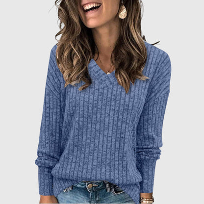 Deri – Svetr z vlny s výstřihem do V